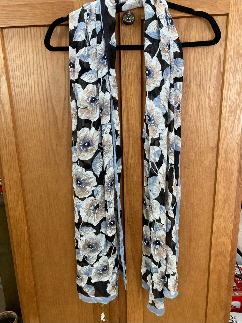 Vera Bradley Camellia Retired Floral Rectangle Scarf Wrap